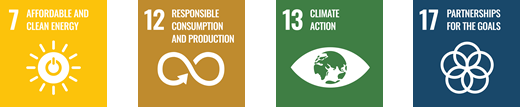 7:AFFORDABLE AND CLEAN ENERGY,12:RESPONSIBLE CONSUMPTION AND PRODUCTION,13:CLIMATE ACTION,17:PARTNERSHIPS FOR THE GOALS